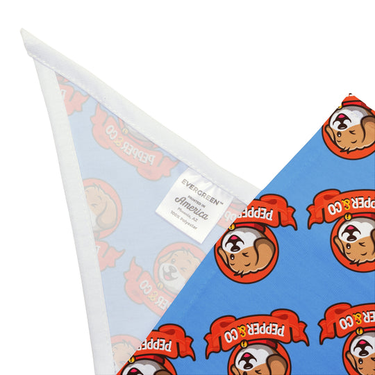 Pepper & Co. Light Blue Pet Bandana