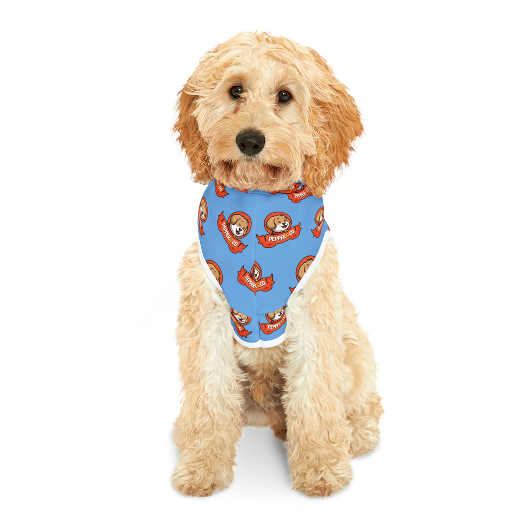 Pepper & Co. Light Blue Pet Hoodie