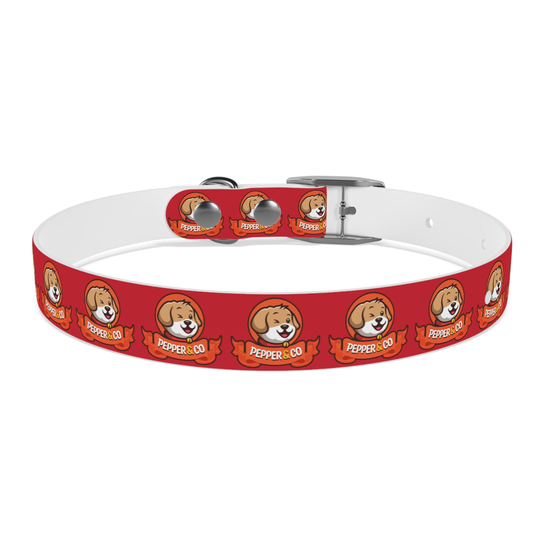 Pepper & Co. Red Dog Collar