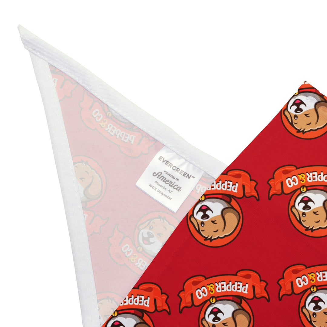 Pepper & Co. Red Pet Bandana