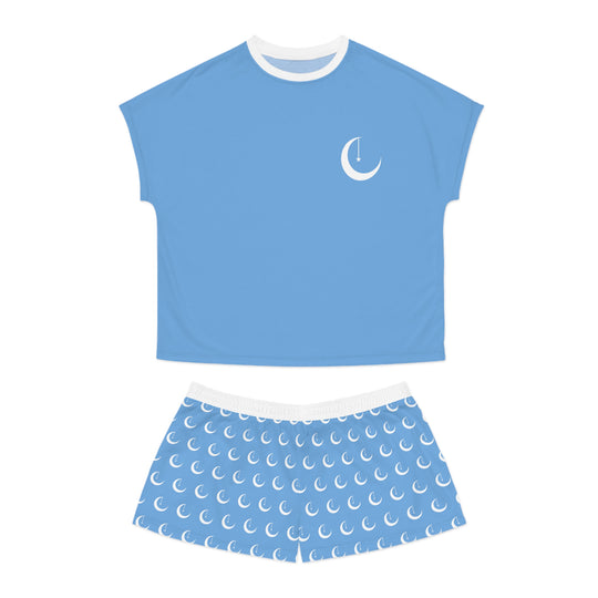 NAIComfyKellections Light Blue Women's Short Pajama Set