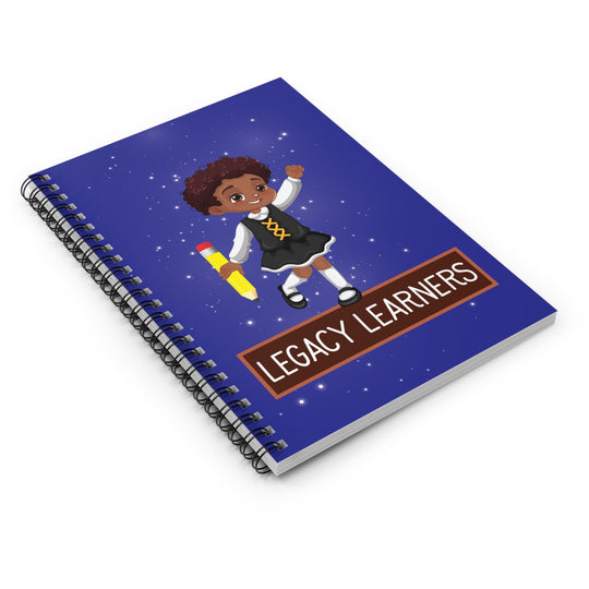 Legacy Learners Blue Spiral Notebook