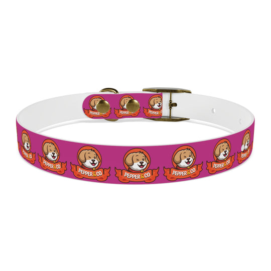 Pepper & Co. Pink Dog Collar