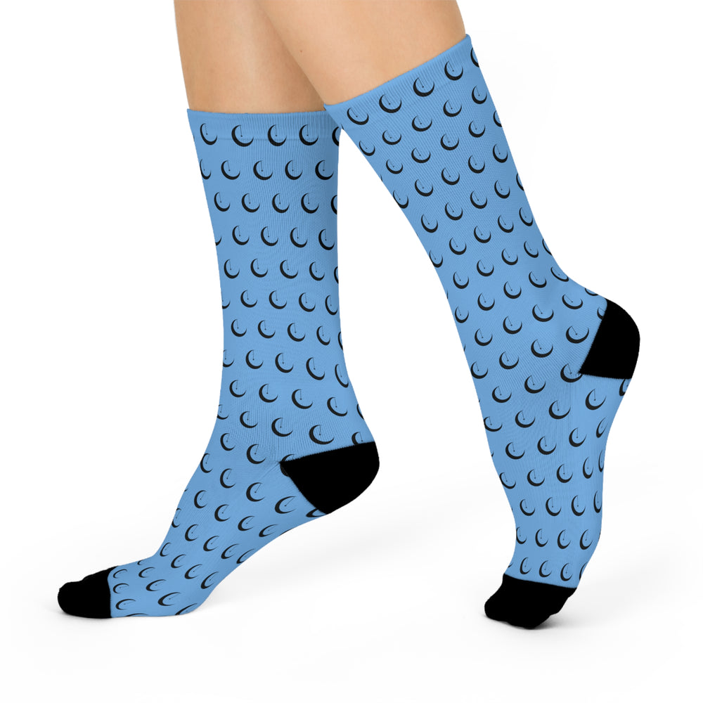 NAIComfyKellections Light Blue Cushioned Crew Socks