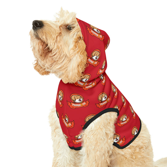 Pepper & Co. Red Pet Hoodie