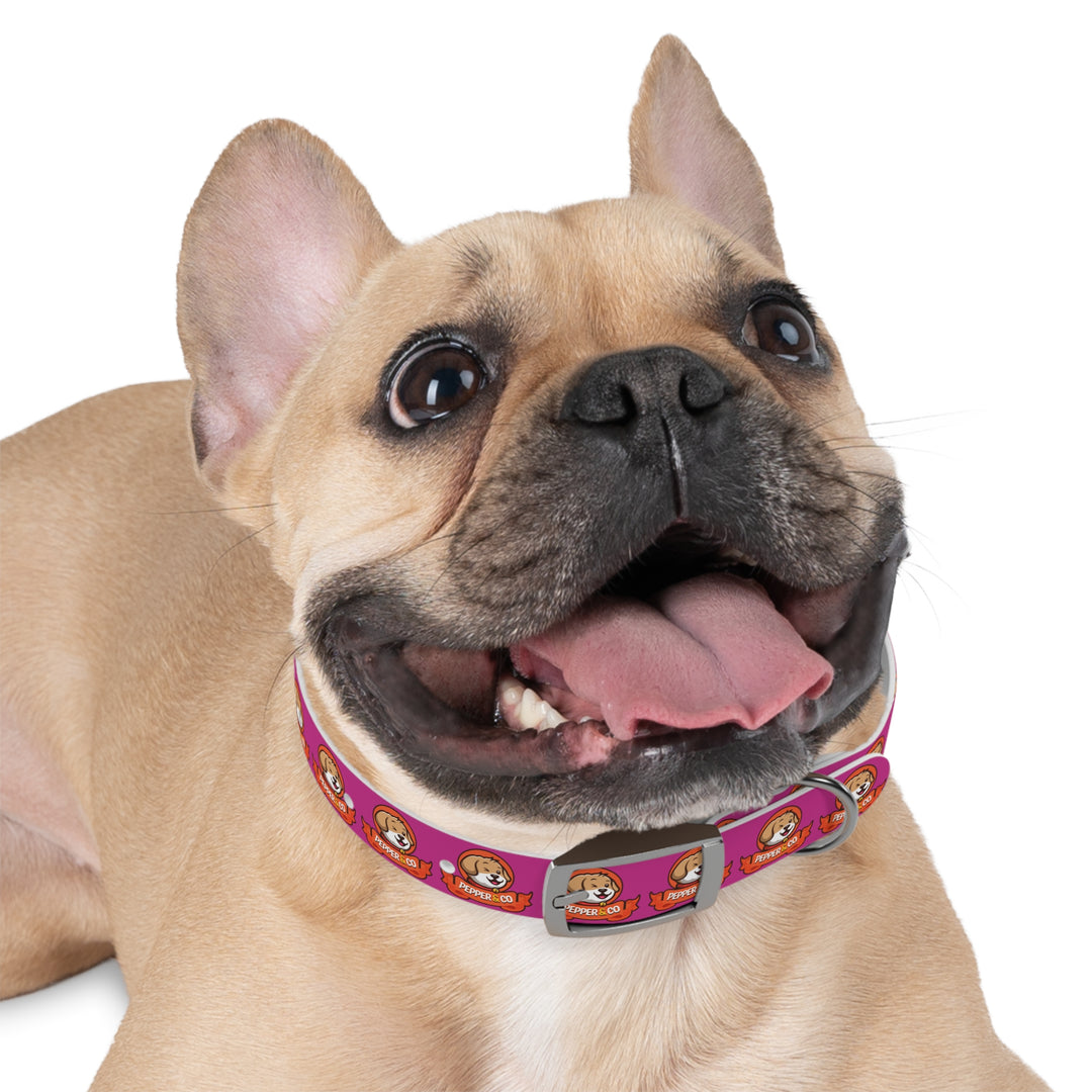 Pepper & Co. Pink Dog Collar