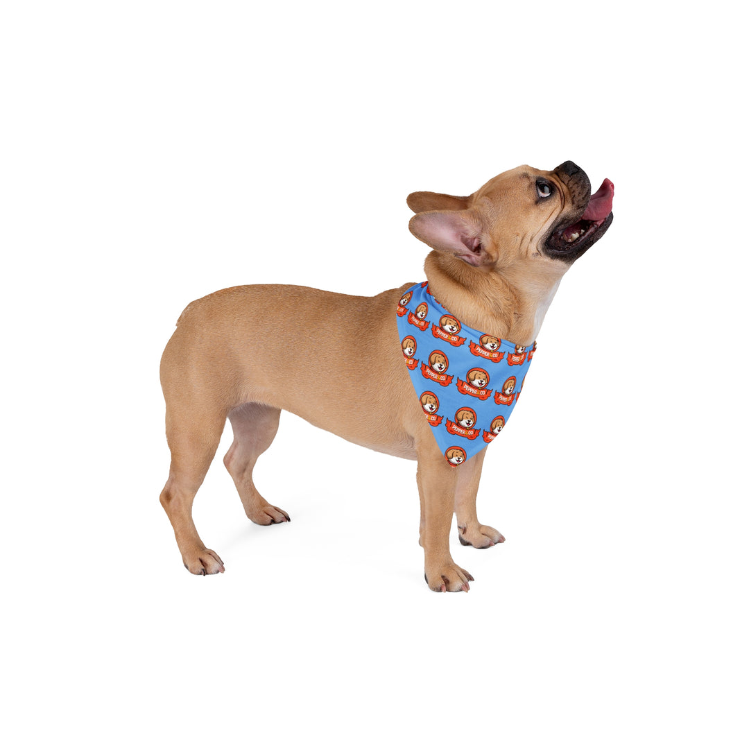 Pepper & Co. Light Blue Pet Bandana