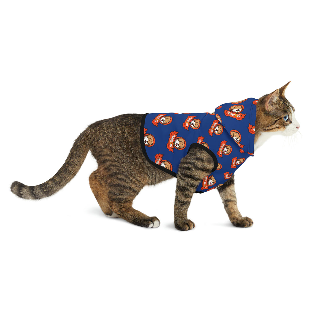 Pepper & Co. Dark Blue Pet Hoodie