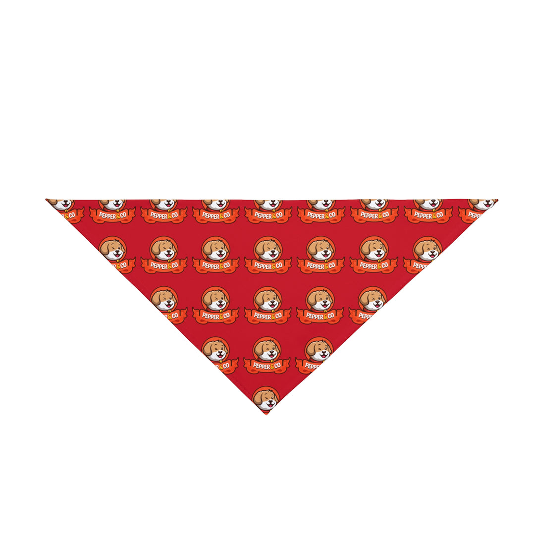 Pepper & Co. Red Pet Bandana