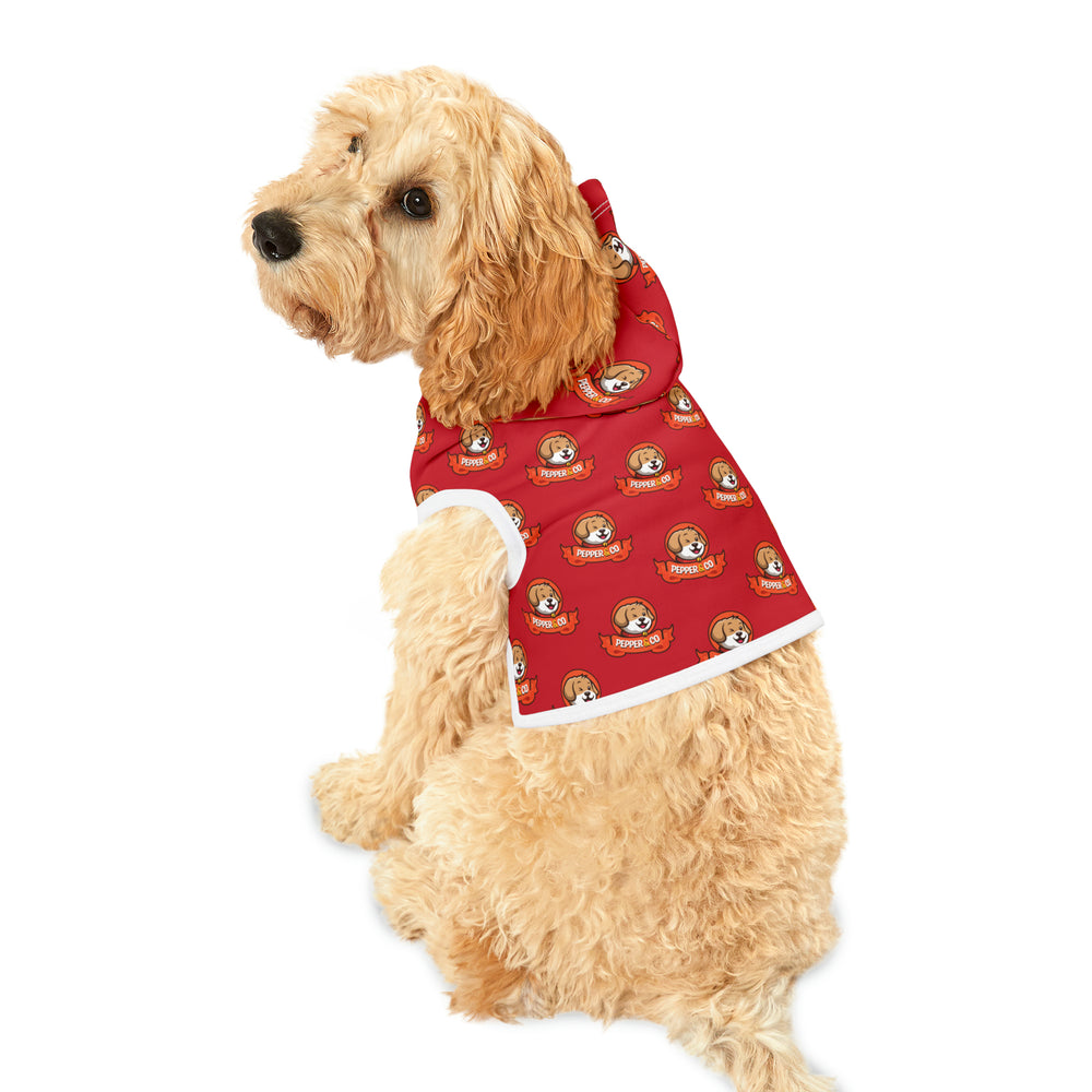 Pepper & Co. Red Pet Hoodie