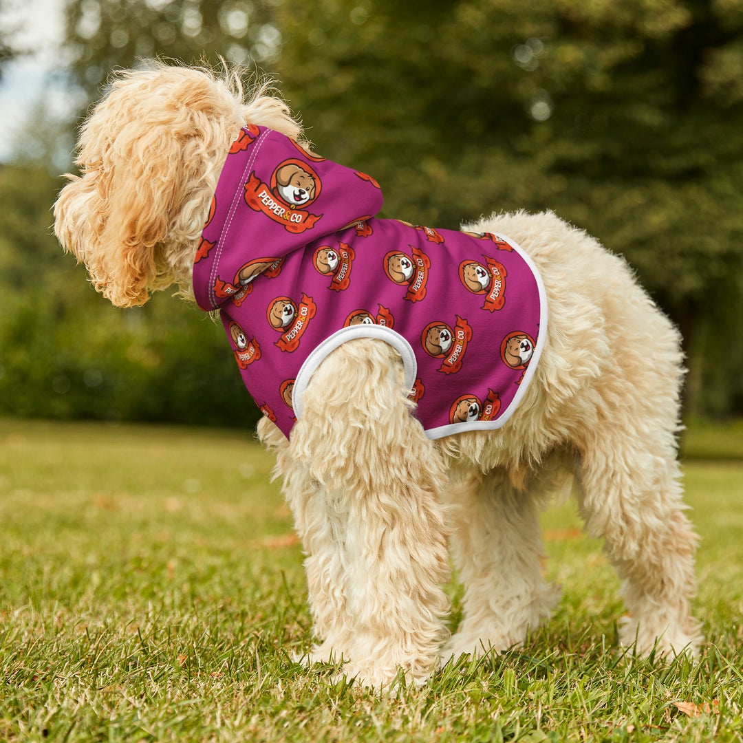 Pepper & Co. Pink Pet Hoodie