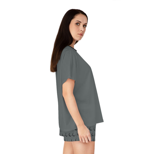 NAIComfyKellections Women's Grey Short Pajama Set