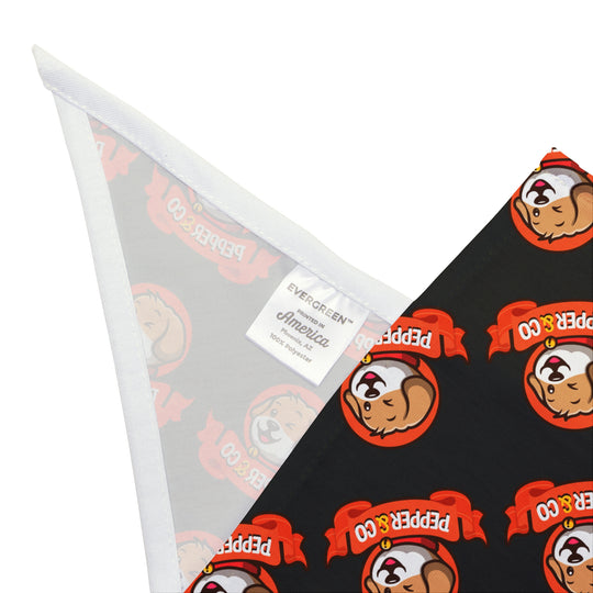 Pepper & Co. Black Pet Bandana