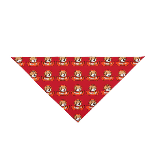 Pepper & Co. Red Pet Bandana