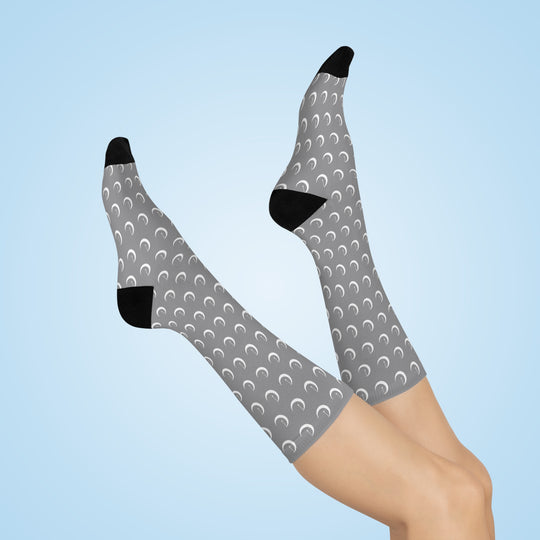 NAIComfyKellections Dark Grey Cushioned Crew Socks