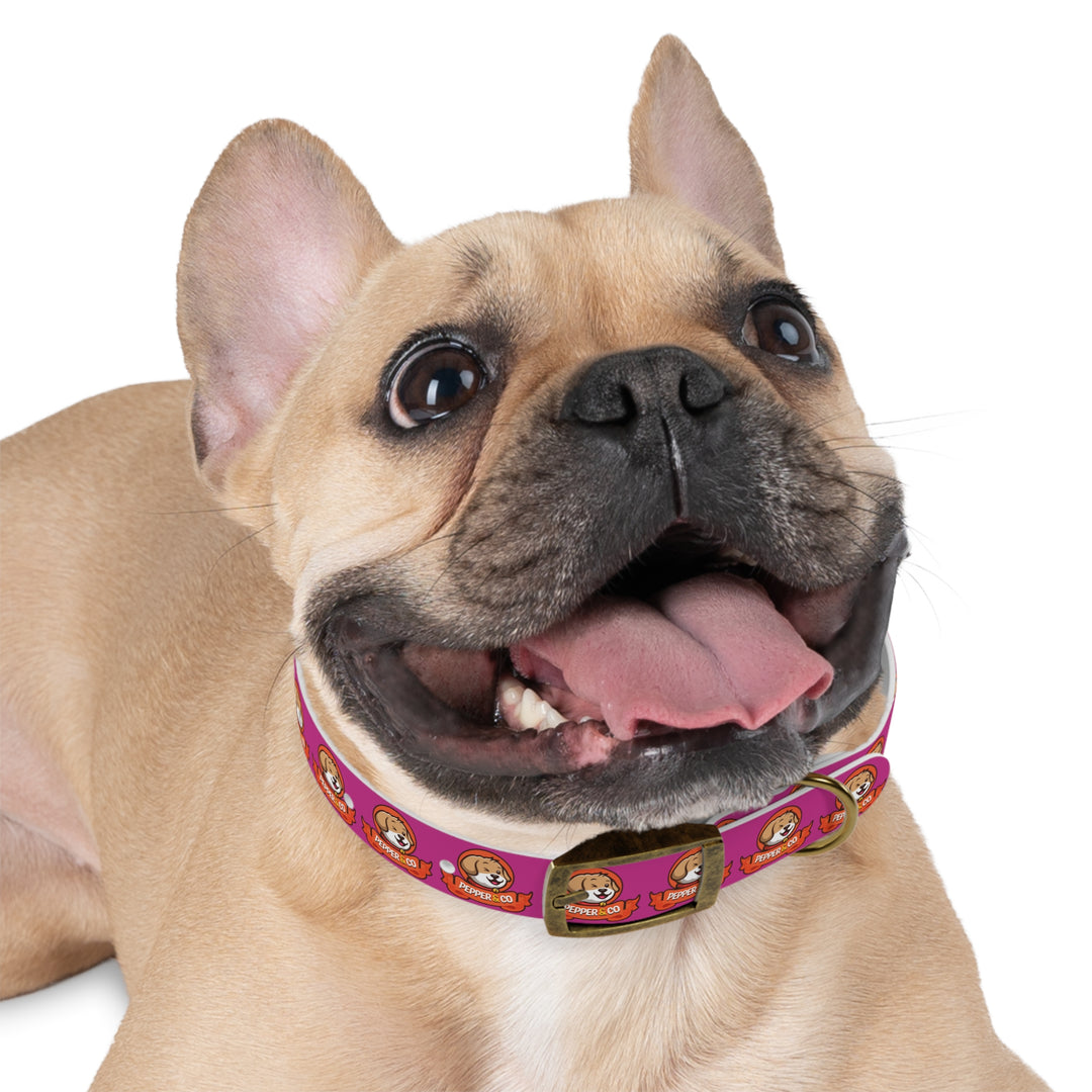 Pepper & Co. Pink Dog Collar