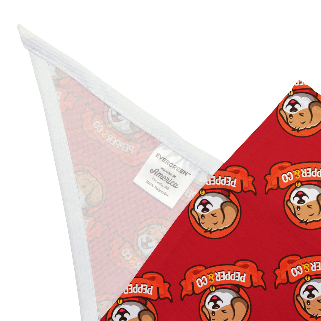 Pepper & Co. Red Pet Bandana