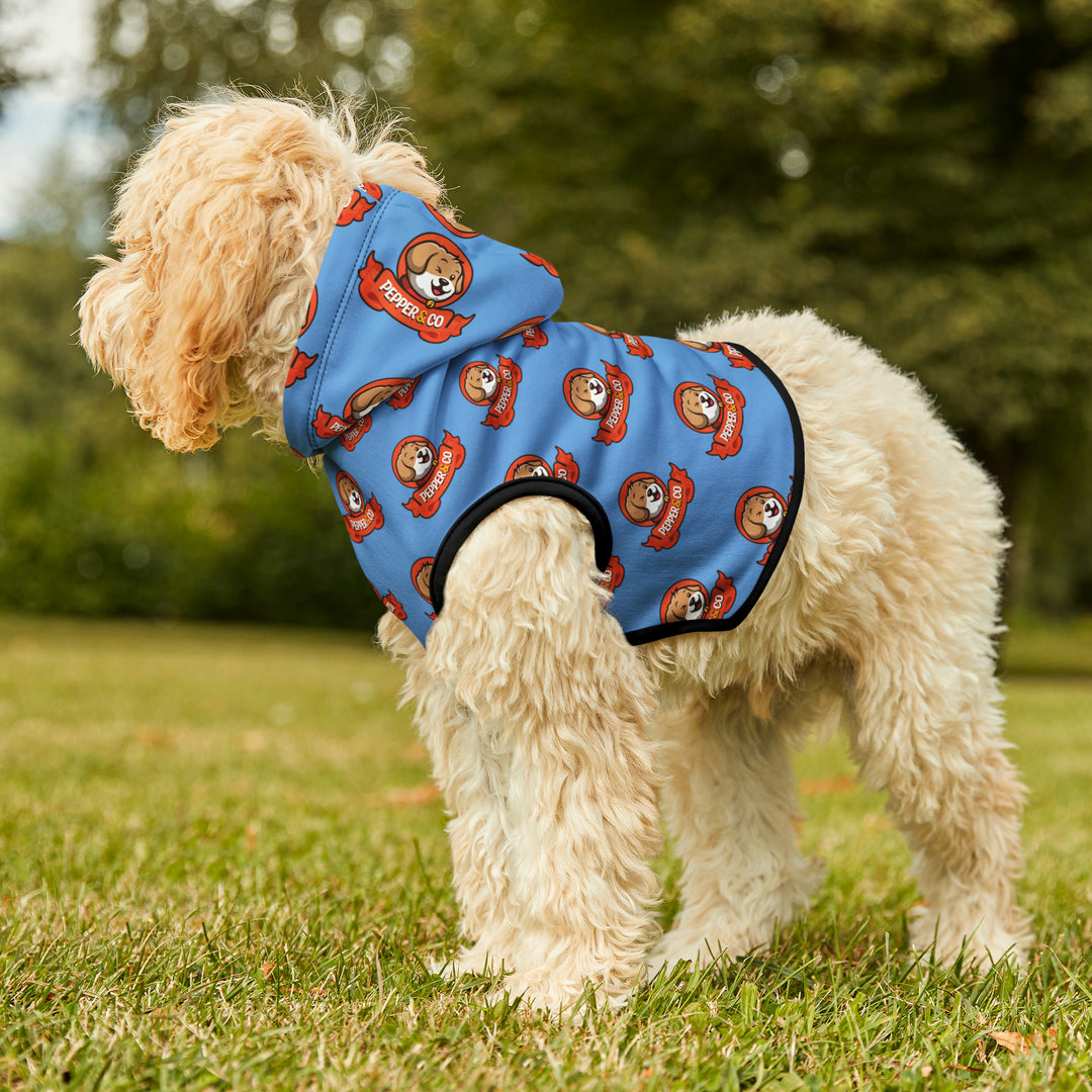 Pepper & Co. Light Blue Pet Hoodie