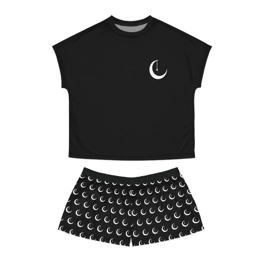 NAIComfyKellections Women's Black Short Pajama Set