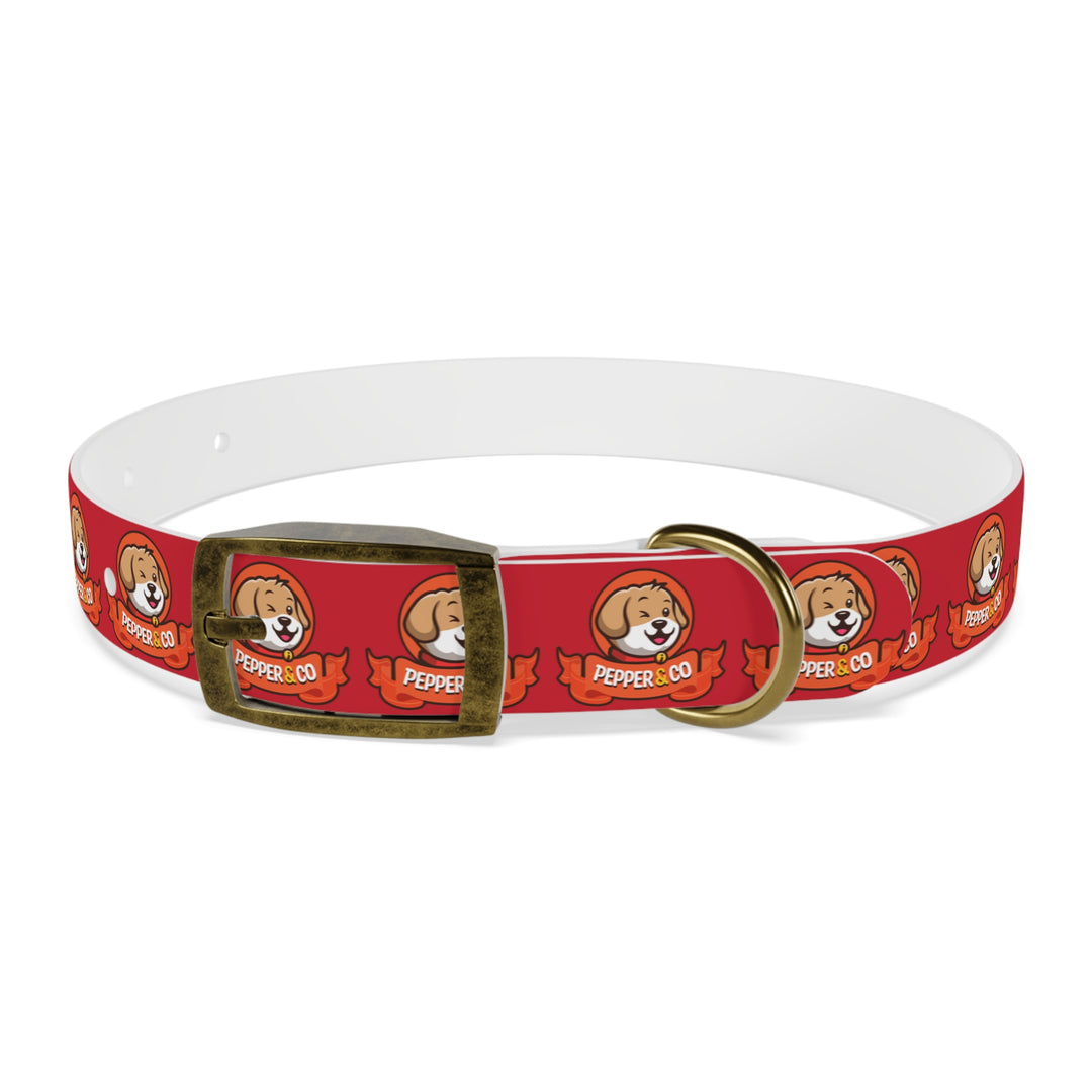 Pepper & Co. Red Dog Collar