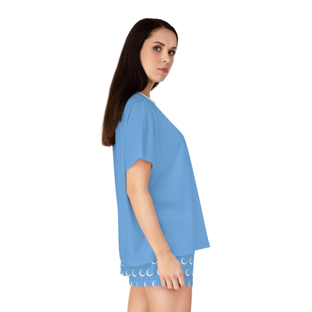 NAIComfyKellections Light Blue Women's Short Pajama Set