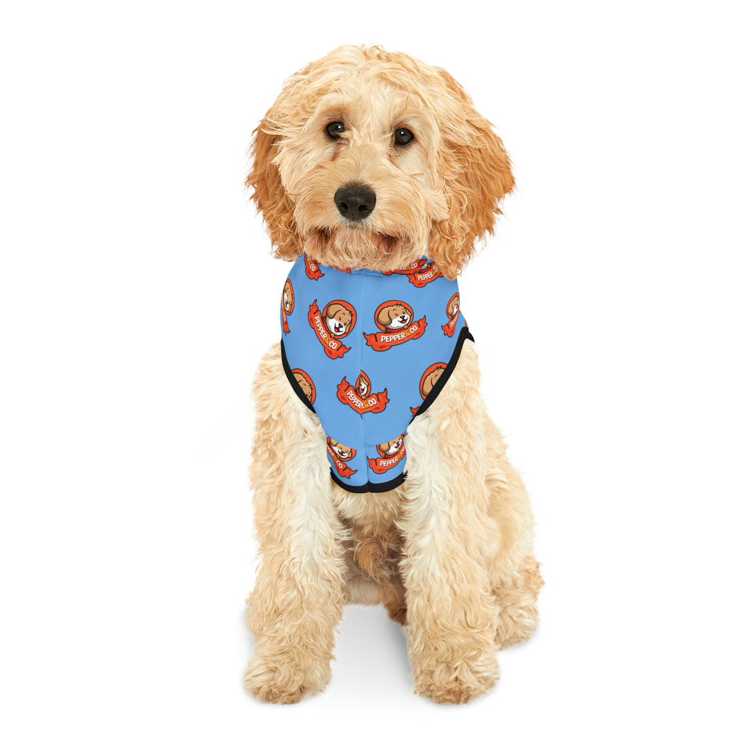 Pepper & Co. Light Blue Pet Hoodie