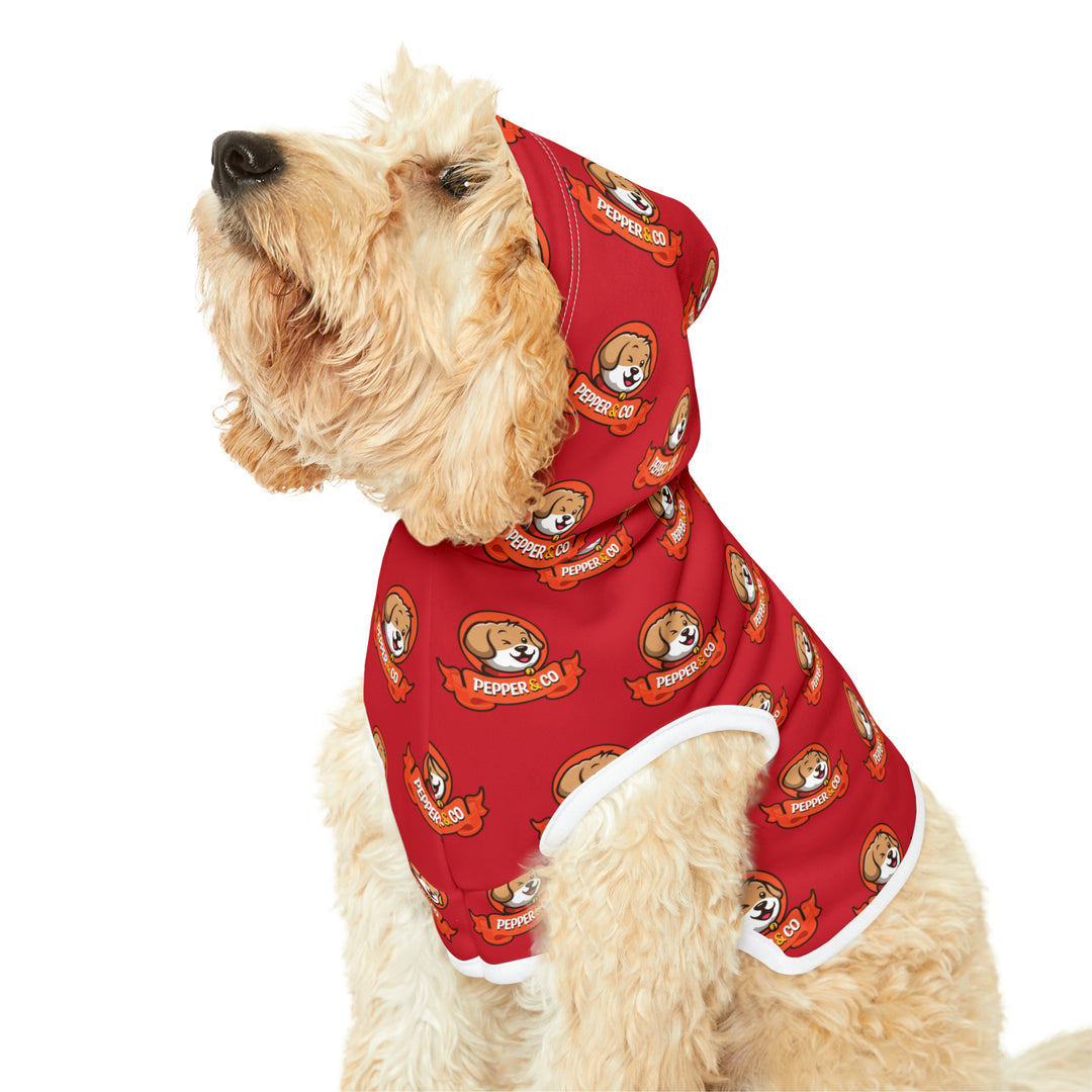 Pepper & Co. Red Pet Hoodie