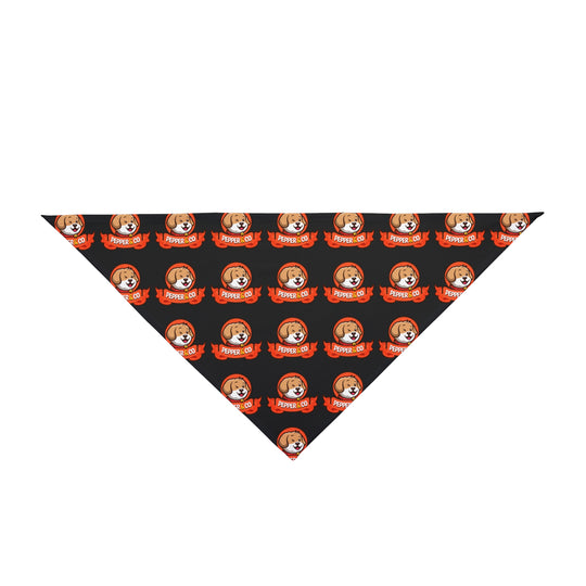 Pepper & Co. Black Pet Bandana