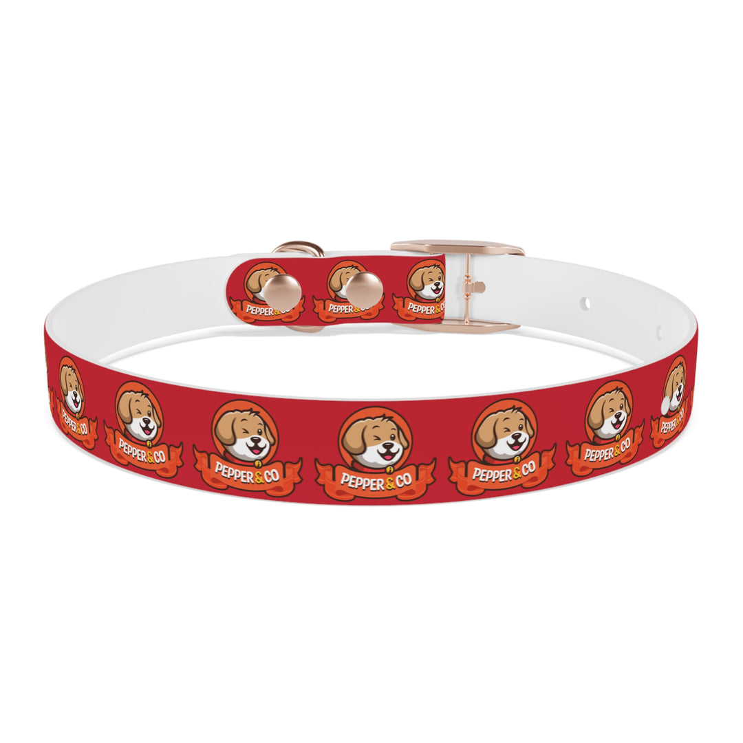 Pepper & Co. Red Dog Collar